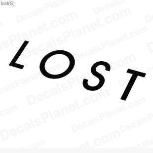 Lost logo listed in other decals.