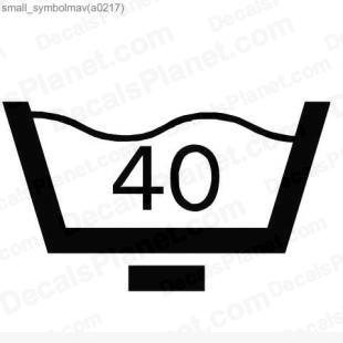 Water Wash 40 listed in useful signs decals.