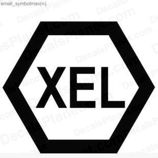 XEL listed in useful signs decals.