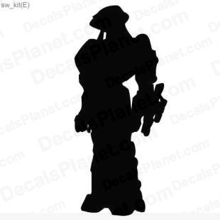 Star Wars Droid 5 listed in cartoons decals.