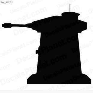 Star Wars Droid 9 listed in cartoons decals.
