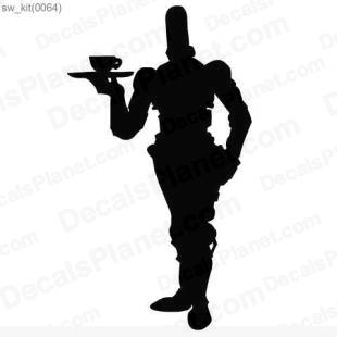 Star Wars Droid 29 listed in cartoons decals.