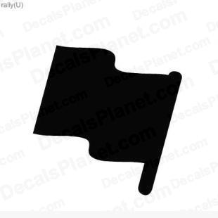 Plain flag listed in useful signs decals.