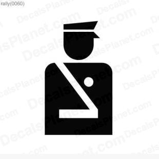 Police listed in useful signs decals.