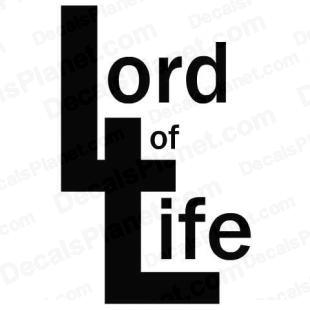 Custom Lord of Life design listed in other decals.