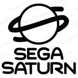 Sega Saturn full logo listed in video games decals.