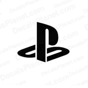 Playstation icon logo listed in video games decals.