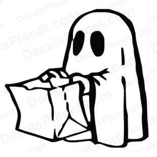 Custom ghost decal, vinyl decal sticker, wall decal - Decals Ground