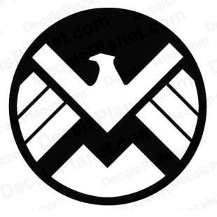 Marvel S.H.I.E.L.D. (SHIELD) listed in cartoons decals.