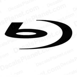 Blu Ray basic logo listed in computer decals.