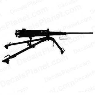 M2 machine gun listed in firearm companies decals.