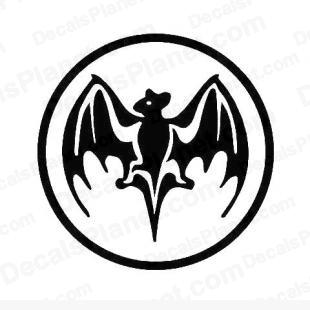 Bacardi bat logo listed in popular logos decals.