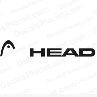 Head long logo listed in sports brands decals.