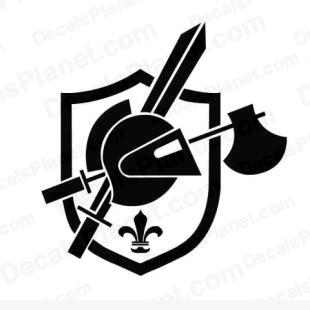 KAC logo (Knight's Armament Company) listed in firearm companies decals.