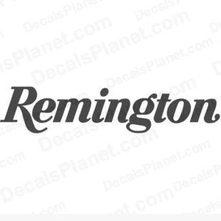 Remington logo listed in firearm companies decals.
