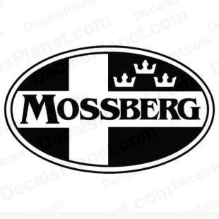Mossberg and Sons logo listed in firearm companies decals.