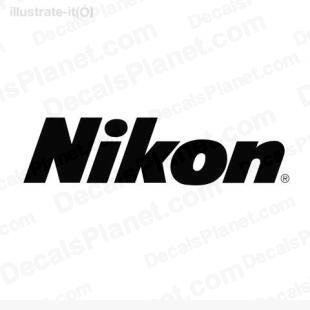 Nikon listed in computer decals.