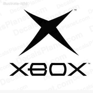 XBOX original logo listed in video games decals.