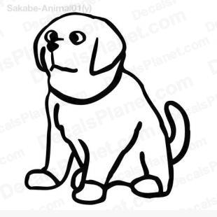 Dog listed in animals decals.