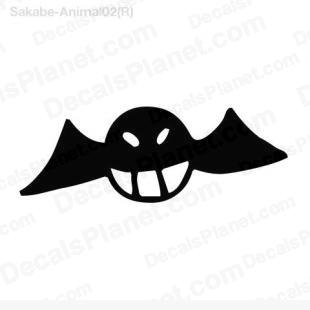 Evil bat 1 listed in cartoons decals.