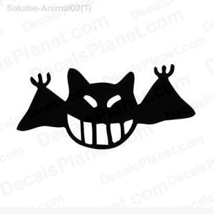 Evil bat 2 listed in cartoons decals.
