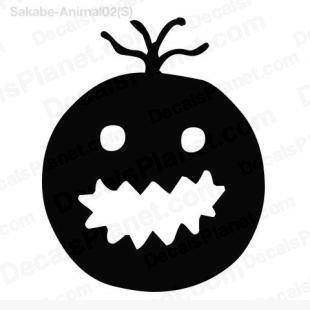 Onion character listed in cartoons decals.