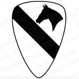 1st Cavalry Division United States (2nd variation) listed in firearm companies decals.