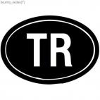 TR country sign