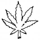 Weed leaf (pot leaf)