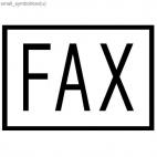 Fax sign