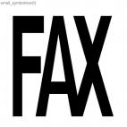 Fax sign 2