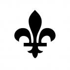 Fleur de lys French Quebec