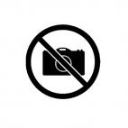 No digital camera allowed sign