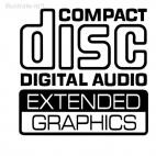 Compact disc digital audio extended graphics