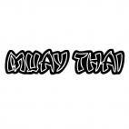 Muay thai logo