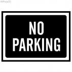 No parking sign