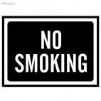 No smoking sign