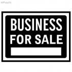 Business for sale sign
