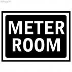 Meter room sign