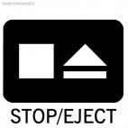 Stop Eject button