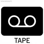 Tape button