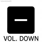 Volume down button